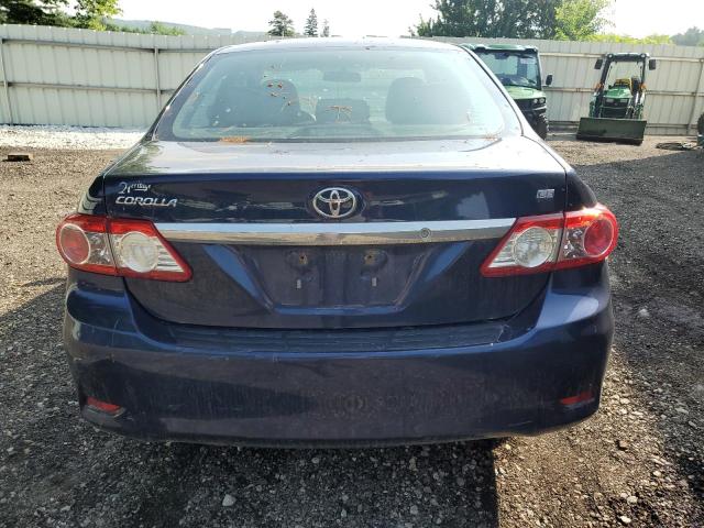 2T1BU4EE2DC107524 - 2013 TOYOTA COROLLA BASE BLUE photo 6