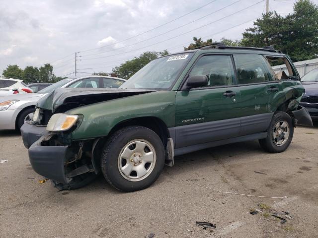 JF1SF63582G757634 - 2002 SUBARU FORESTER L GREEN photo 1