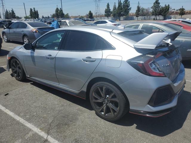 SHHFK7H91JU426636 - 2018 HONDA CIVIC SPORT TOURING SILVER photo 2