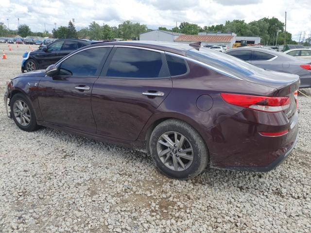 5XXGT4L39KG332300 - 2019 KIA OPTIMA LX MAROON photo 2