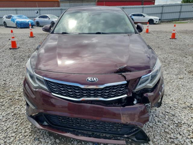 5XXGT4L39KG332300 - 2019 KIA OPTIMA LX MAROON photo 5