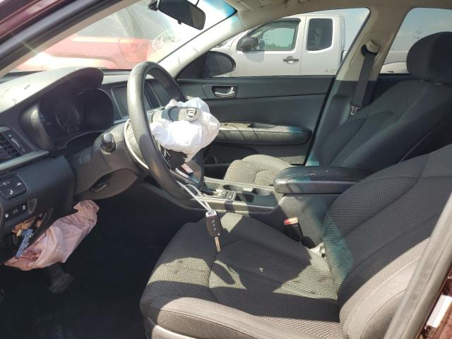 5XXGT4L39KG332300 - 2019 KIA OPTIMA LX MAROON photo 7