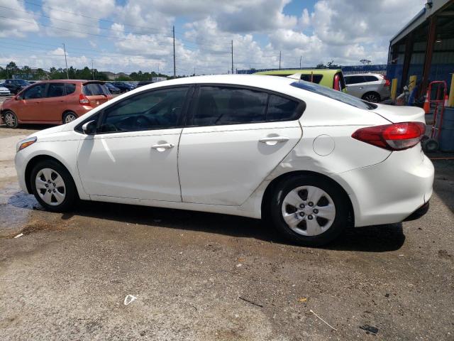 3KPFK4A74HE114741 - 2017 KIA FORTE LX WHITE photo 2