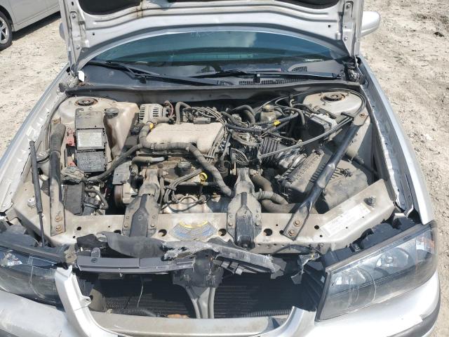 2G1WF52E349222258 - 2004 CHEVROLET IMPALA SILVER photo 11