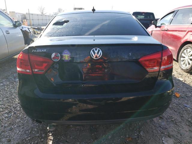 1VWAP7A34EC021258 - 2014 VOLKSWAGEN PASSAT S BLACK photo 6