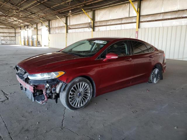 3FA6P0K95ER152435 - 2014 FORD FUSION TITANIUM BURGUNDY photo 1