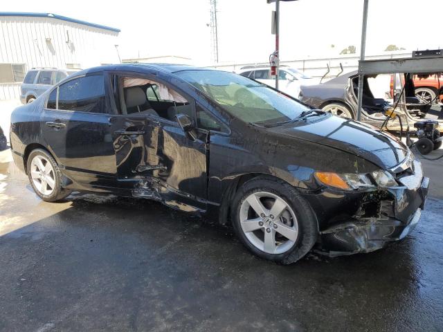 1HGFA16848L001819 - 2008 HONDA CIVIC EX BLACK photo 4