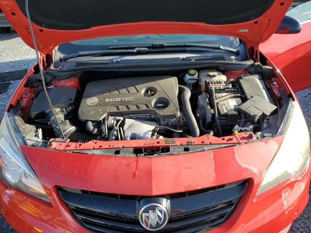 W04WJ3N52HG073980 - 2017 BUICK CASCADA SPORT TOURING RED photo 11