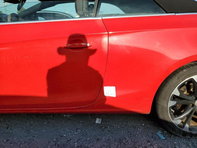 W04WJ3N52HG073980 - 2017 BUICK CASCADA SPORT TOURING RED photo 12