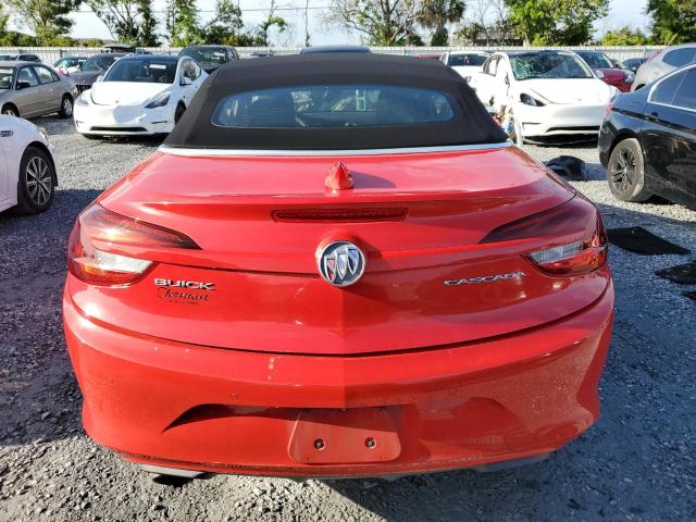 W04WJ3N52HG073980 - 2017 BUICK CASCADA SPORT TOURING RED photo 6