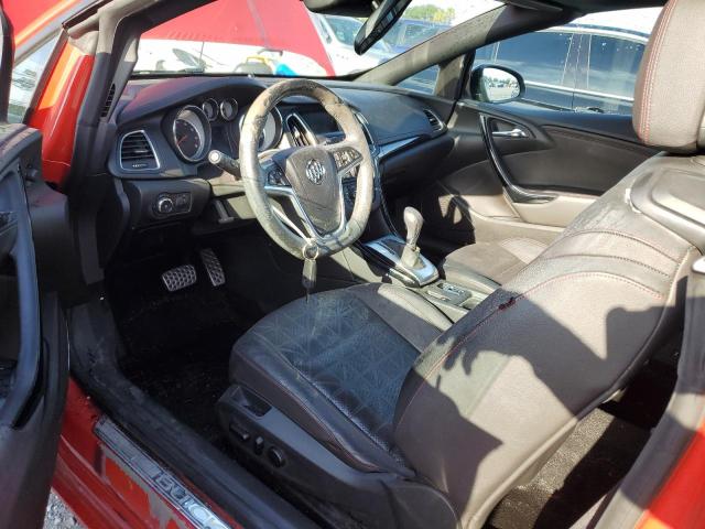 W04WJ3N52HG073980 - 2017 BUICK CASCADA SPORT TOURING RED photo 8