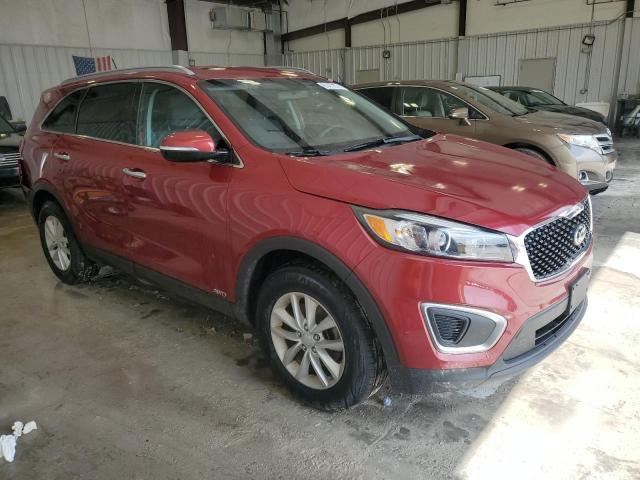 5XYPGDA38HG191313 - 2017 KIA SORENTO LX RED photo 4