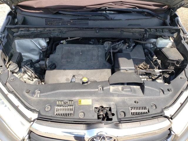 5TDJKRFH0ES005090 - 2014 TOYOTA HIGHLANDER XLE Gümüş foto 12