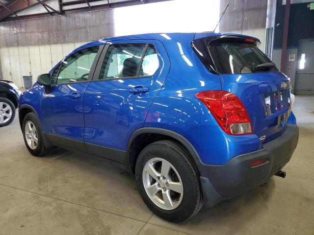 KL7CJPSB8FB080899 - 2015 CHEVROLET TRAX 1LS BLUE photo 2