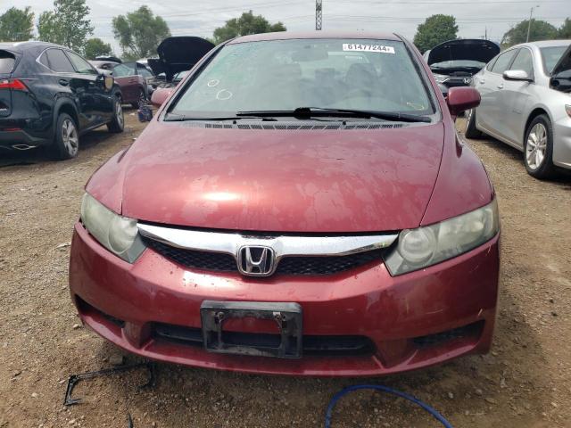 19XFA1F65AE017572 - 2010 HONDA CIVIC LX-S 勃艮第红 照片 5