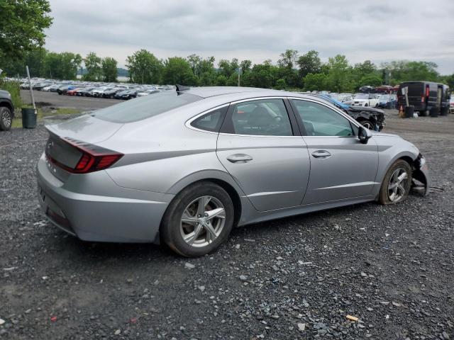 5NPEG4JA0MH122849 - 2021 HYUNDAI SONATA SE SILVER photo 3