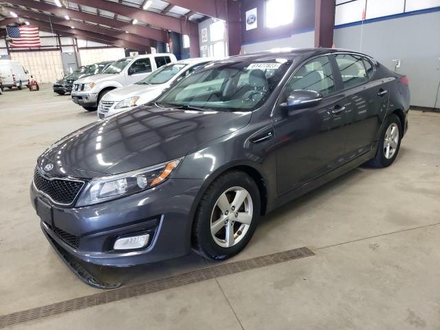 5XXGM4A76FG432413 - 2015 KIA OPTIMA LX GRAY photo 1