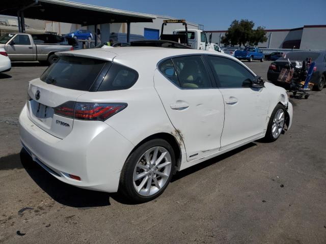 JTHKD5BH1D2171989 - 2013 LEXUS CT 200 WHITE photo 3