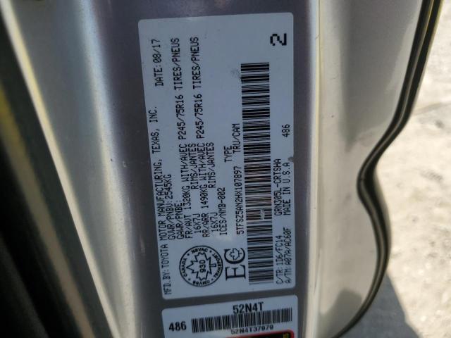 5TFSZ5AN2HX107897 - 2017 TOYOTA TACOMA ACCESS CAB Күміс фото 12