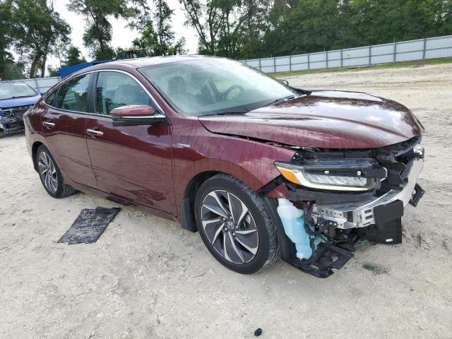 19XZE4F91KE005739 - 2019 HONDA INSIGHT TOURING BURGUNDY photo 4