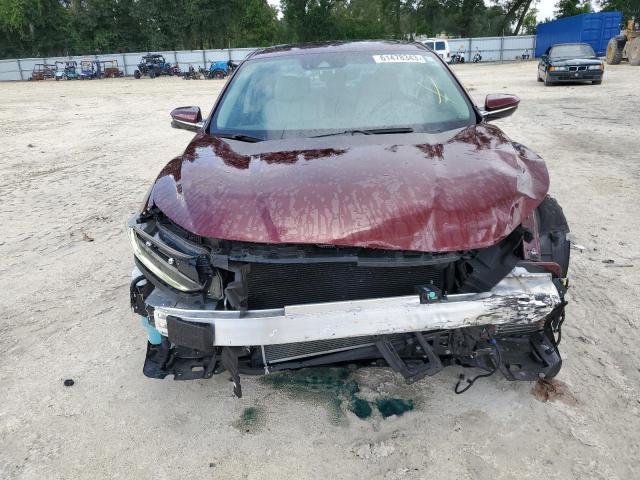 19XZE4F91KE005739 - 2019 HONDA INSIGHT TOURING BURGUNDY photo 5