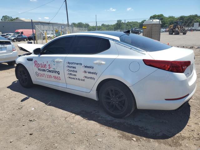 5XXGM4A7XDG094897 - 2013 KIA OPTIMA LX WHITE photo 2