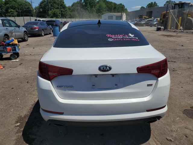 5XXGM4A7XDG094897 - 2013 KIA OPTIMA LX WHITE photo 6