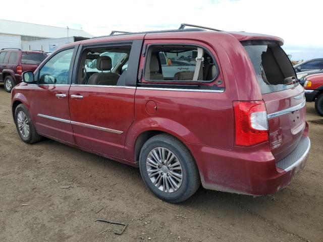 2C4RC1CG0DR647183 - 2013 CHRYSLER TOWN & COU TOURING L MAROON photo 2