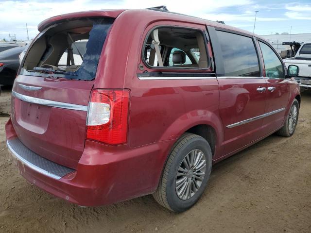 2C4RC1CG0DR647183 - 2013 CHRYSLER TOWN & COU TOURING L MAROON photo 3