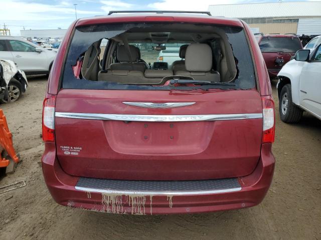 2C4RC1CG0DR647183 - 2013 CHRYSLER TOWN & COU TOURING L MAROON photo 6