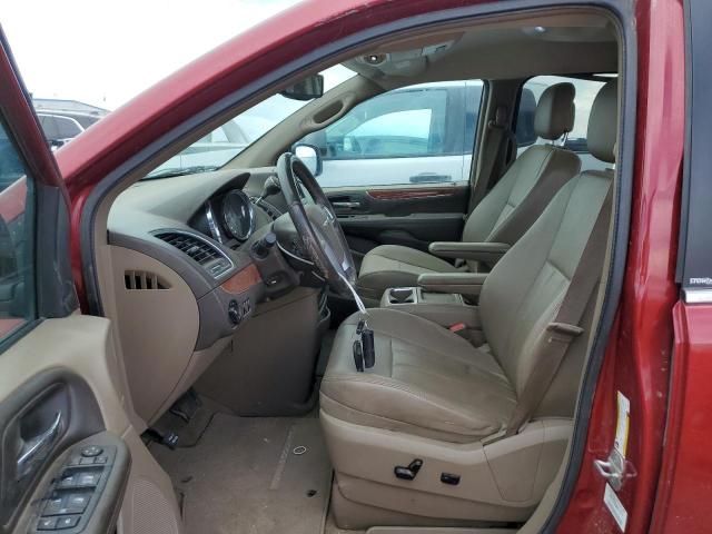 2C4RC1CG0DR647183 - 2013 CHRYSLER TOWN & COU TOURING L MAROON photo 7