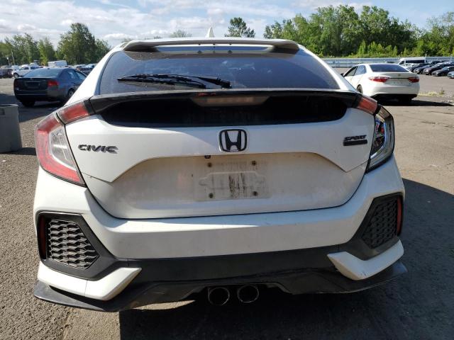 SHHFK7H96HU412290 - 2017 HONDA CIVIC SPORT TOURING WHITE photo 6