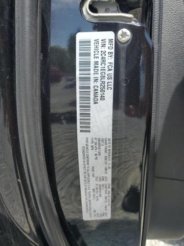 2C4RC1EG8LR250140 - 2020 CHRYSLER PACIFICA TOURING L PLUS BLACK photo 14