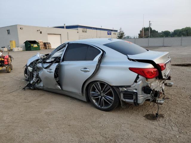 JN1BV7AR9EM681147 - 2014 INFINITI Q50 BASE SILVER photo 2