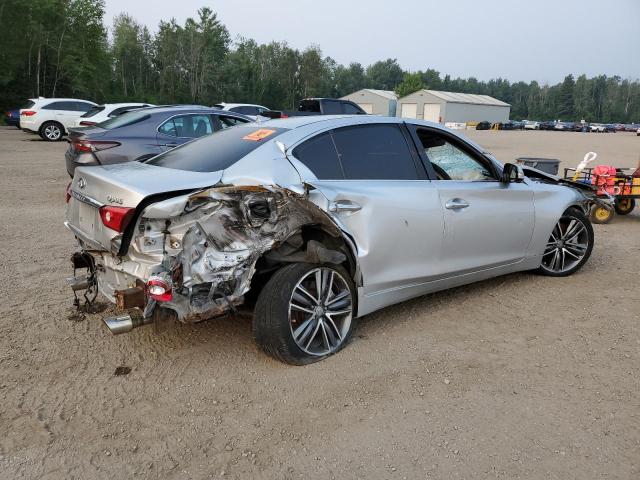 JN1BV7AR9EM681147 - 2014 INFINITI Q50 BASE SILVER photo 3