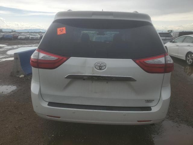 5TDDK3DC0FS101949 - 2015 TOYOTA SIENNA XLE WHITE photo 6