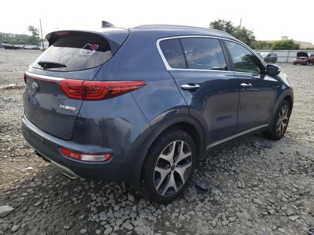 KNDPRCA69H7265205 - 2017 KIA SPORTAGE SX BLUE photo 3