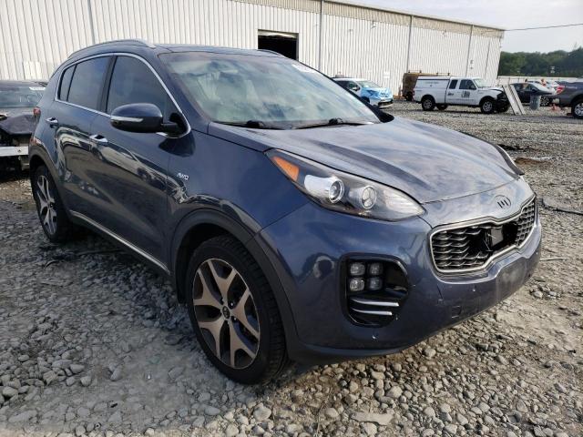 KNDPRCA69H7265205 - 2017 KIA SPORTAGE SX BLUE photo 4