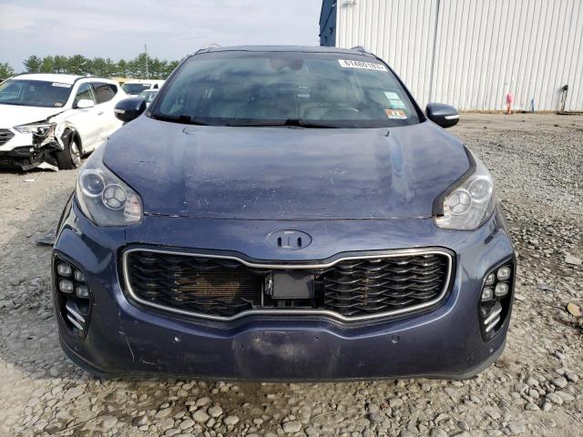 KNDPRCA69H7265205 - 2017 KIA SPORTAGE SX BLUE photo 5