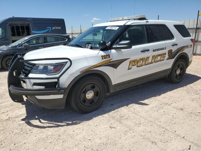 1FM5K8AR9HGD58417 - 2017 FORD EXPLORER POLICE INTERCEPTOR 白色 照片 1