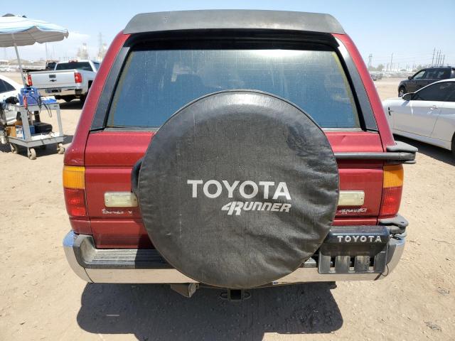 JT3VN39W8M8024655 - 1991 TOYOTA 4RUNNER VN39 SR5 RED photo 6