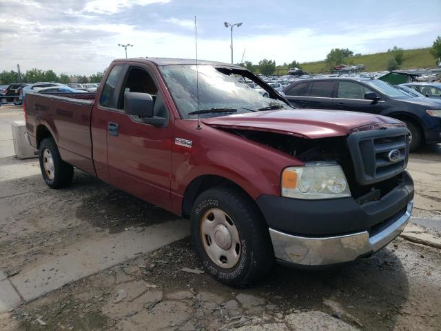 1FTRF122X5NA63546 - 2005 FORD F150 BURGUNDY photo 4