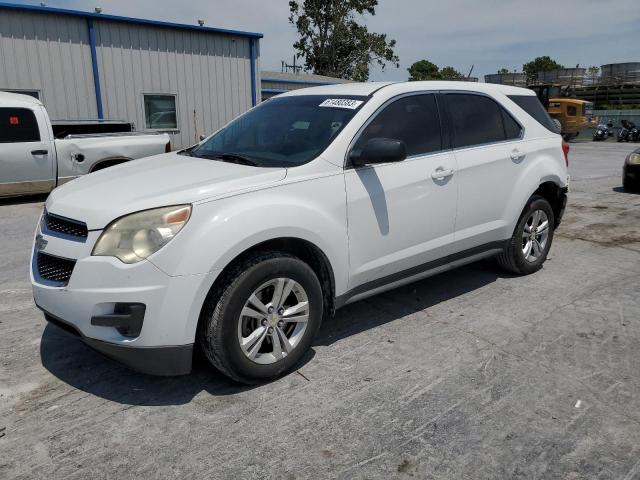 2GNALBEC7B1335412 - 2011 CHEVROLET EQUINOX LS WHITE photo 1