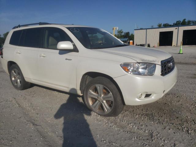 JTEES43A982023543 - 2008 TOYOTA HIGHLANDER SPORT WHITE photo 4