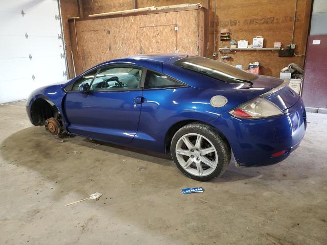 4A3AK34T36E022376 - 2006 MITSUBISHI ECLIPSE GT BLUE photo 2