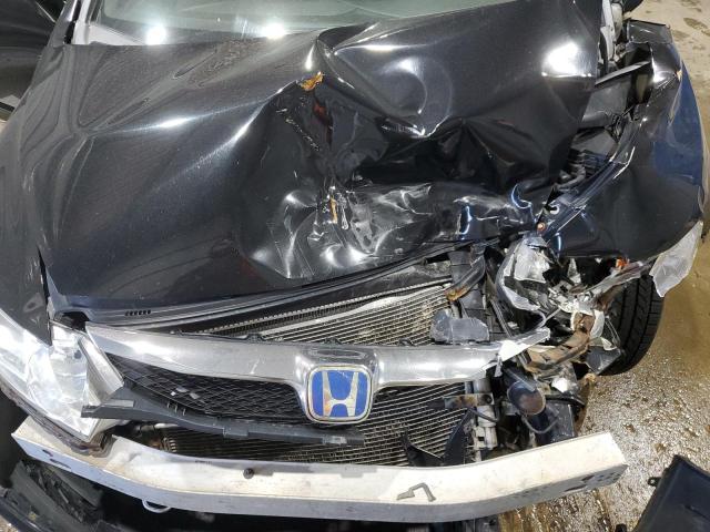 19XFA1F81AE015142 - 2010 HONDA CIVIC EX BLACK photo 11