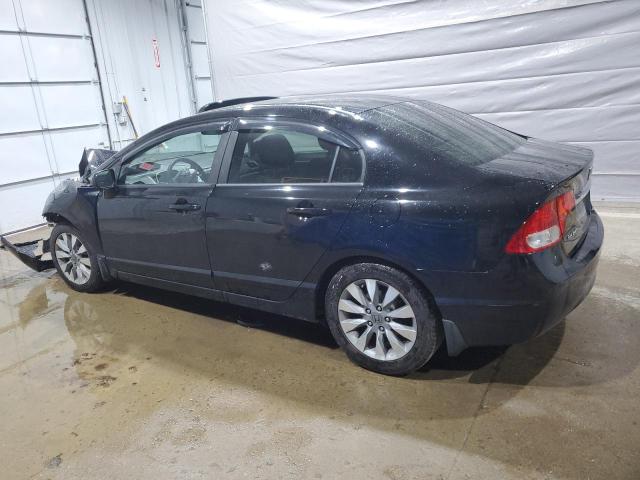 19XFA1F81AE015142 - 2010 HONDA CIVIC EX BLACK photo 2