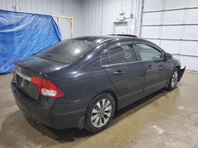 19XFA1F81AE015142 - 2010 HONDA CIVIC EX BLACK photo 3