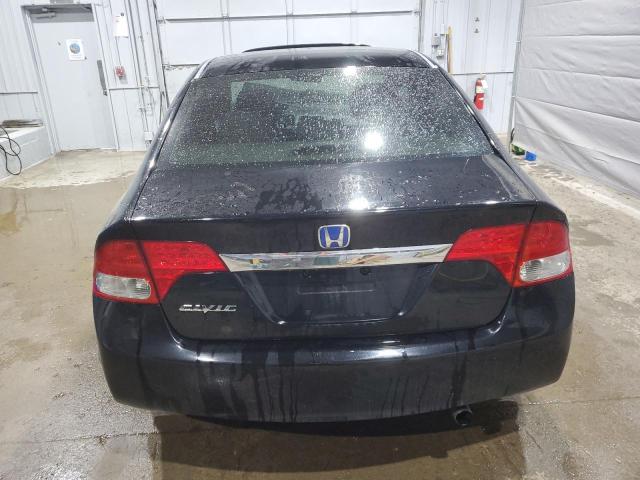 19XFA1F81AE015142 - 2010 HONDA CIVIC EX BLACK photo 6