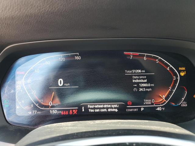 5UXCW2C54KL087335 - 2019 BMW X7 XDRIVE40I BLACK photo 9